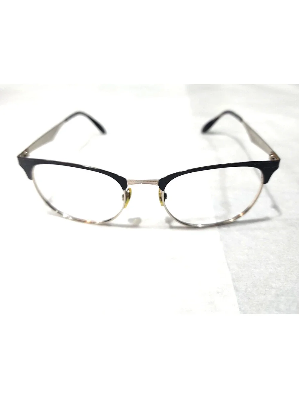Ray Ban RB6346 2861 Black Metal Silver Eyeglasses 52-19 145